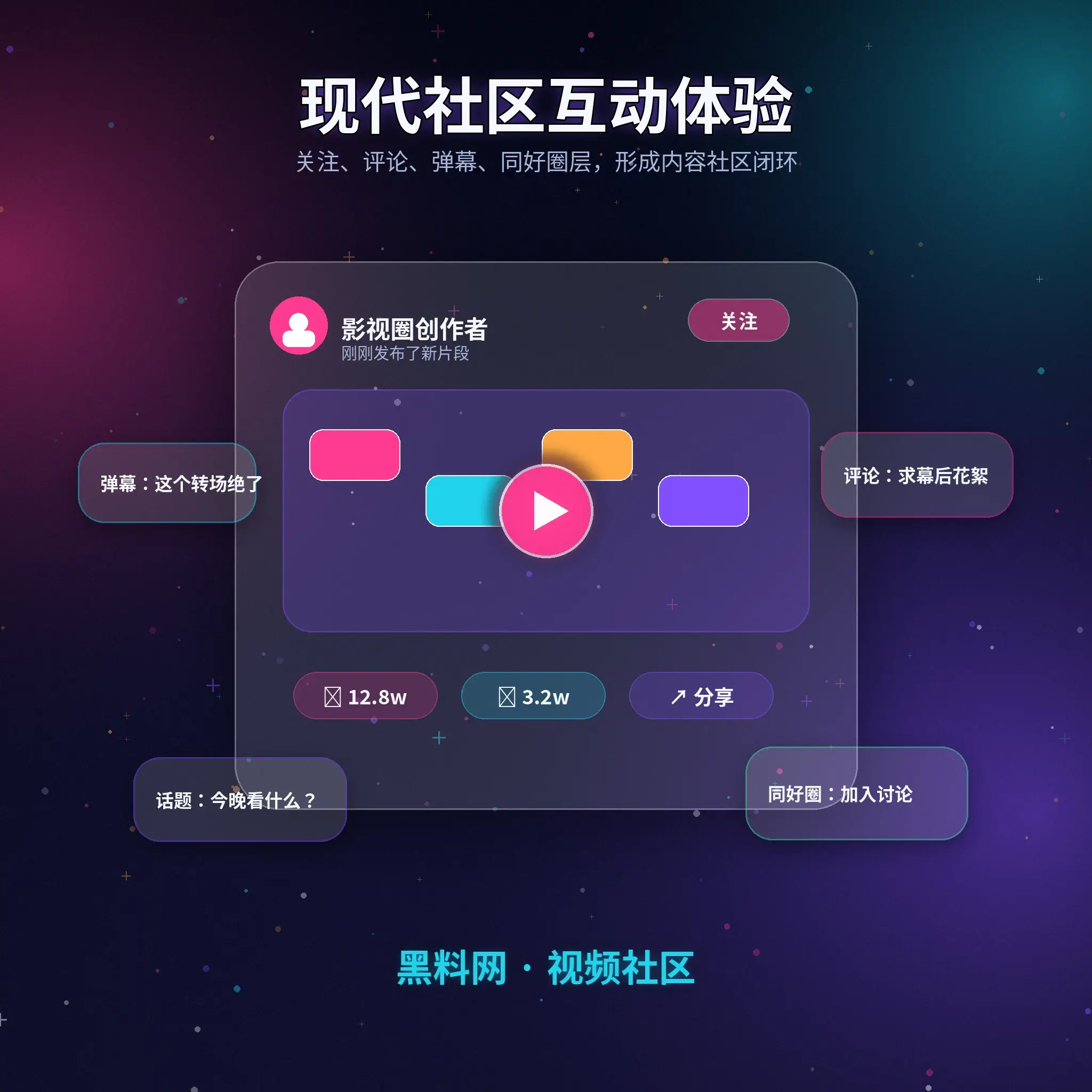 黑料网交友广场资料与动态展示